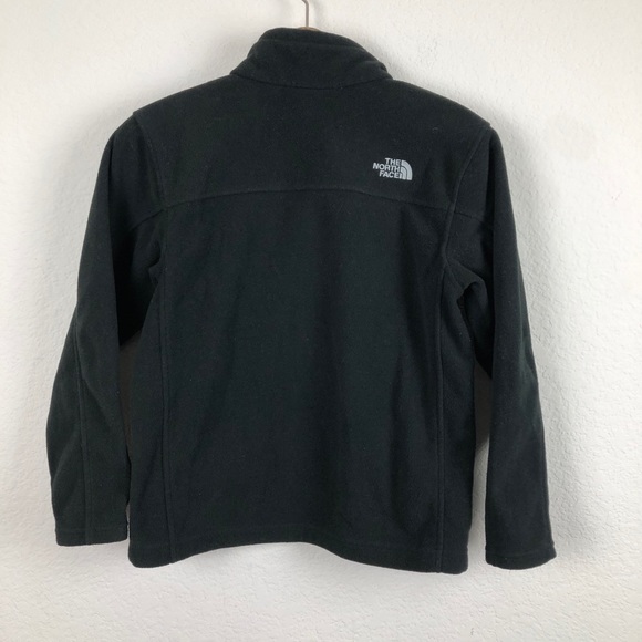 The North Face Boys 10/12 Black Fleece Jacket - Picture 5 of 7